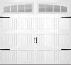 Stamped Steel Short Panel Carriage House Door