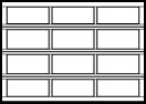 10x7' Commercial Aluminum Full-View Panel