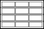11x7' Commercial Aluminum Full-View Panel