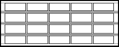 18x7' Commercial Aluminum Full-View Panel