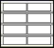 8x7' Commercial Aluminum Full-View Panel