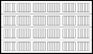 12 foot by 7 foot Carriage House 5200 Model Series Panel Diagram