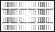 12 foot by 7 foot Carriage House 5200 Model Series Panel Diagram