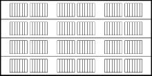 14 foot by 7 foot Carriage House 5200 Model Series Panel Diagram