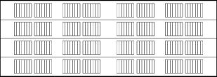 20 foot by 7 foot Carriage House 5200 Model Series Panel Diagram