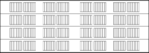 20 foot by 7 foot Carriage House 5200 Model Series Panel Diagram