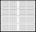 8 foot by 7 foot Carriage House 5200 Model Series Panel Diagram