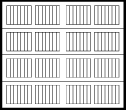 8 foot by 7 foot Carriage House 5200 Model Series Panel Diagram