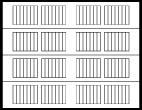 9 foot by 7 foot Carriage House 5200 Model Series Panel Diagram