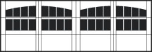 2-2 Piece Double Arched Madison window option