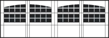 2-2 Piece Double Arched Stockton window option