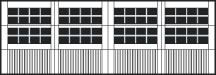 Carriage House Double Stockton window option