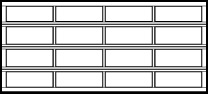 Aluminum 95 16 foot by 7 foot panel diagram