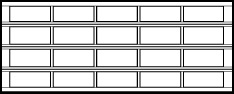 Aluminum 95 18 foot by 7 foot panel diagram