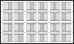 12 foot by 7 foot Carriage House 5200 Model Series Panel Diagram