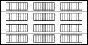 14 foot by 7 foot Carriage House 5900 Model Series Panel Diagram