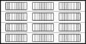 14 foot by 7 foot Carriage House 5900 Model Series Panel Diagram