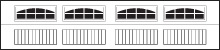 Carriage House 5900 Model Series Cascade window option