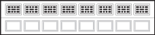 Contemporary Garage Doors 2284 Model Mission window option